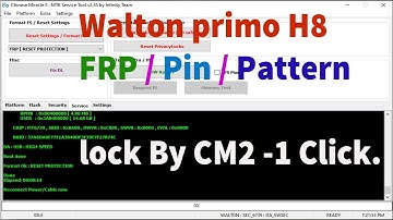 Walton Primo H8 Android 8.1.0 MT6739 FRP Remove By CM2 Dongle