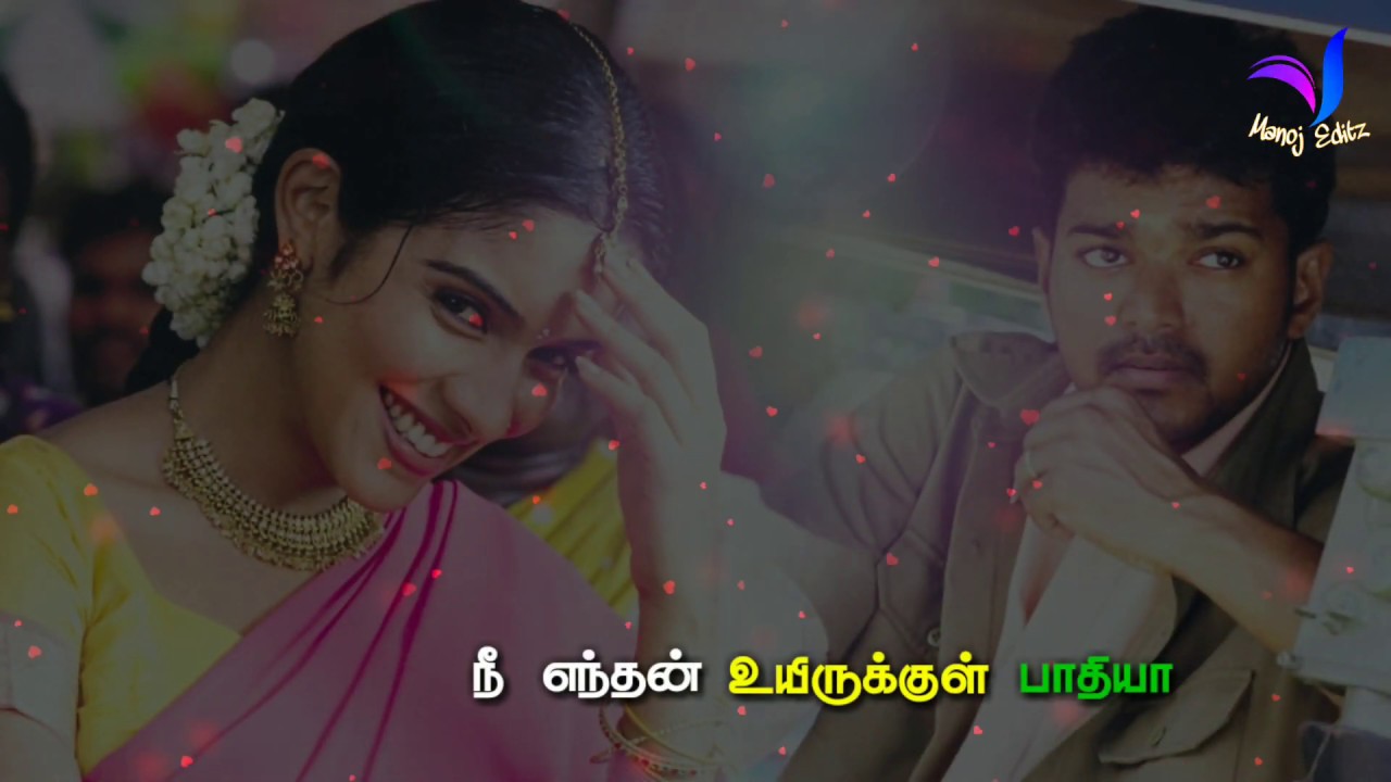 Whatsapp Status Tamil Video  Love Song  Nee  Enthan  Uyirukkul  Paathiya