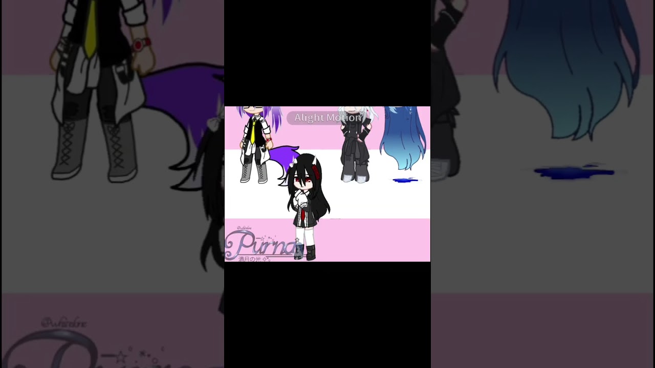 her hair is very beautiful 😍✨✨✨#alightmotion #gacha #ibispaintx #trend #gachaclub #death