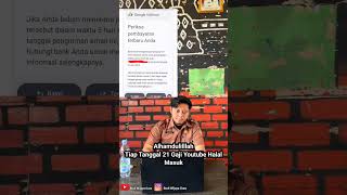 Gajian Guru Konten Kreator Youtube Tiap Tanggal 21
