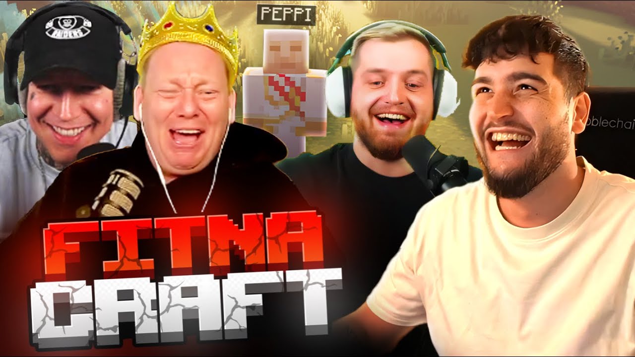 KAISER PEPPI ÜBERNIMMT FITNACRAFT!😂💀 ERSTES MINECRAFT PROJEKT MIT KNOSSI, MONTE, ELI & CO!🔥