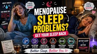 😴 Menopause Sleep Problems Solved 🌙 || #menopause #insomnia @Menopause911