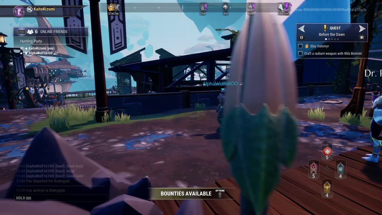 Creepy Dauntless glitch 2