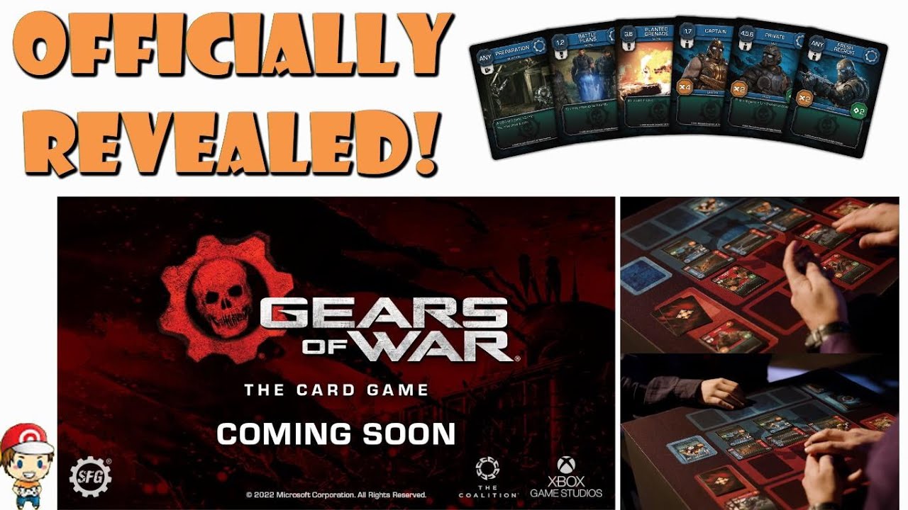 Gears of War Card Game is Coming Soon! It's Official! (New Card Game