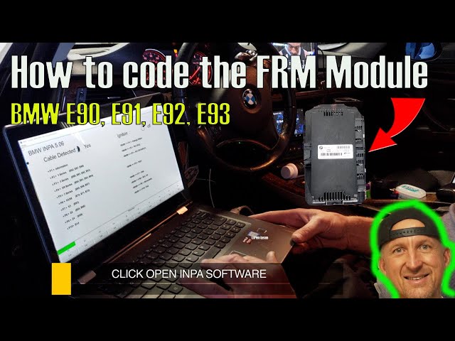 HOW TO CODE FRM(footwell) MODULE BMW E90, E91, E92, E93 - YouTube