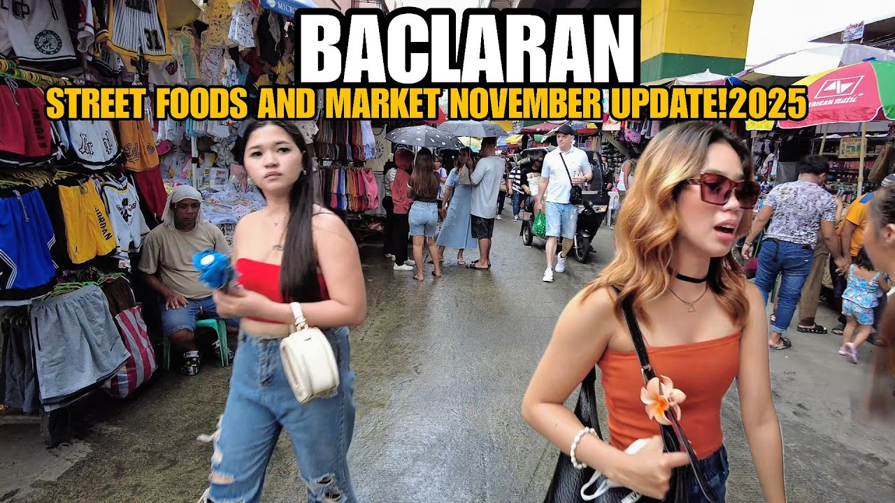 BACLARAN WALKING TOUR - Amazing Outdoor Market and  Street foods METRO MANILA PHILIPPINES[4K]