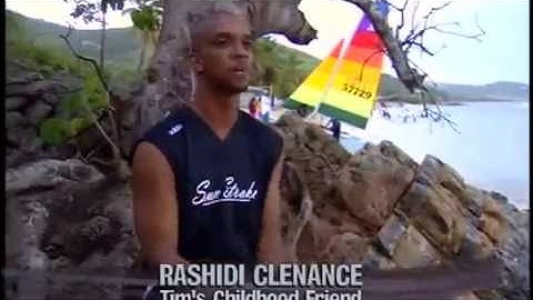 Tim Duncan on St. Croix, U.S. Virgin Islands in 2005