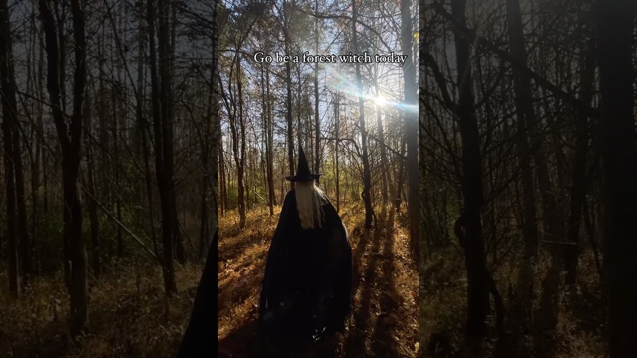 Witch vibing in the forest with The Yagas!