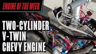 CustomBuilt TwoCylinder VTwin Chevy Engine