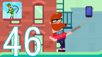 Bowmasters Gameplay Walkthrough Part - 46 Hipster (iOS,Android)