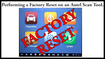 Performing a Factory Reset on an Autel MS906TS.