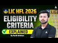 LIC HFL Notification 2026 | LIC HFL Eligibility Criteria | By Parth Krishan