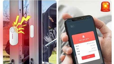 Tuya Smart Wifi Door Sensor Open / Close Detector App Notification