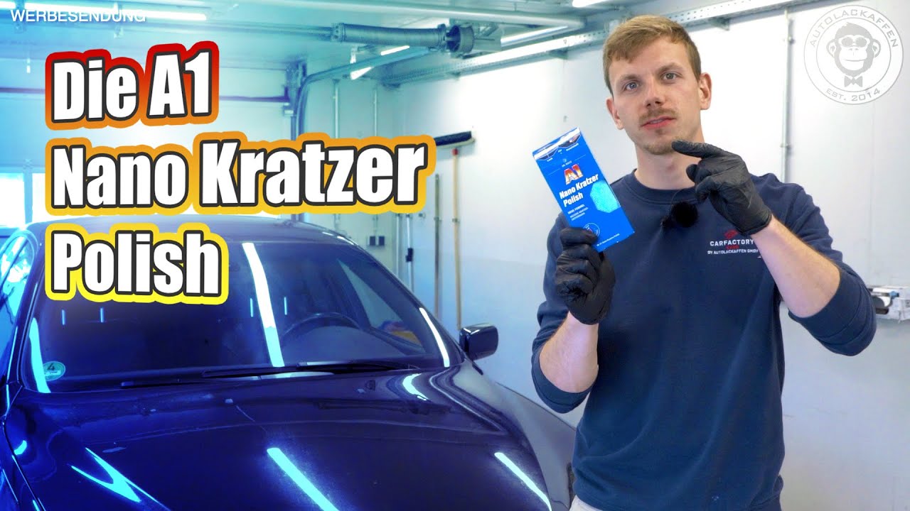 Kratzer im Autolack entfernen DIY I Nano Kratzer Polish A1 von Dr
