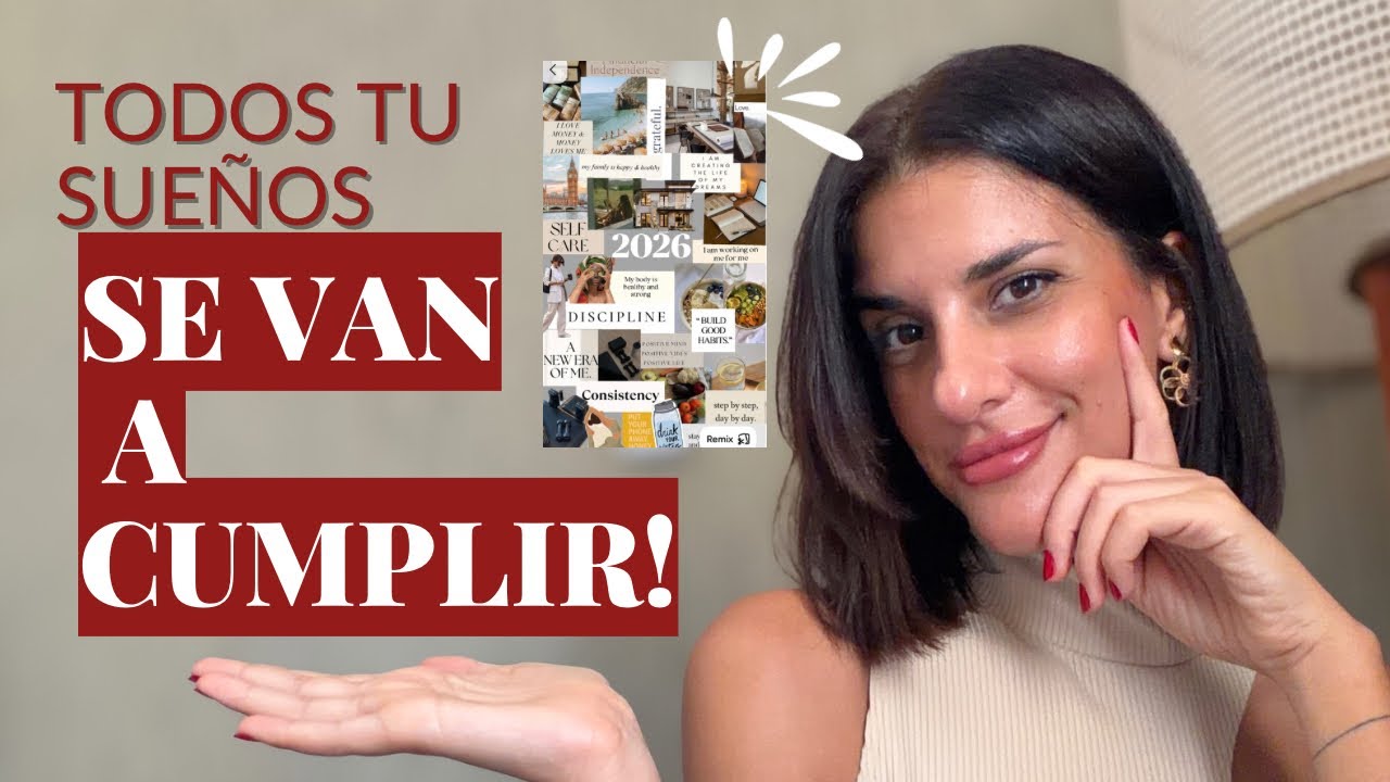 La MEJOR técnica para hacer tu VISION BOARD 2026