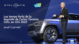Les temps forts de la keynote de Carlos Tavares, CEO Stellantis| CES 2023