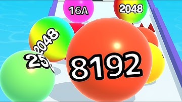 Ball Run 2048 - All Levels Gameplay Android, iOS ( Levels 80 )