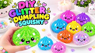 😱DIY VIRAL Mystery Glitter Dumpling Squishy/ crafts to do when your bored/ How to make Squishy Home screenshot 4