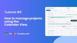 TeamBoard for monday.com | Tutorial #5 | Managing Project in Calendar View