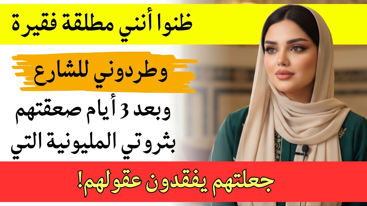 طردوني خالية الوفاض بعد الطلاق..وبعد 3 أيام، جعلت عائلة زوجي تنهار ذعرا حين كشفت عن ثروتي المليونية!