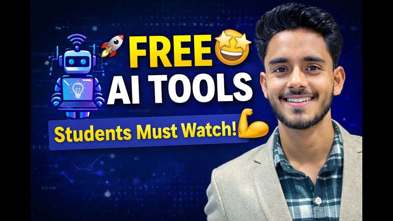Top 5 FREE AI Tools for Students 🤯 | TechTadka By Priyanshu