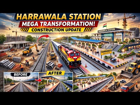 Video Harrawala Station Mega Transformation! | Construction Update