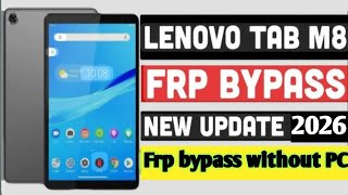Lenovo Tablet FRP Unlock Without PC 2026 | Android 11 & 12 New Method