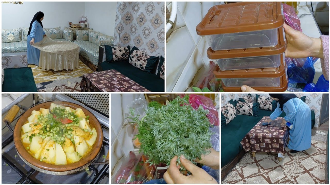 روتين نهار التقدية 😔 واخا صبحت مفقوصة🥺 خاصني نبان قويو قدام ولادي 💪 الحياة خاصها الكفاح ☝️⁉️