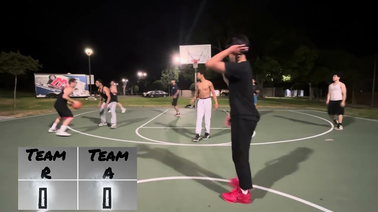 Outdoor Hoops pt.2 4v4 [5 Games]