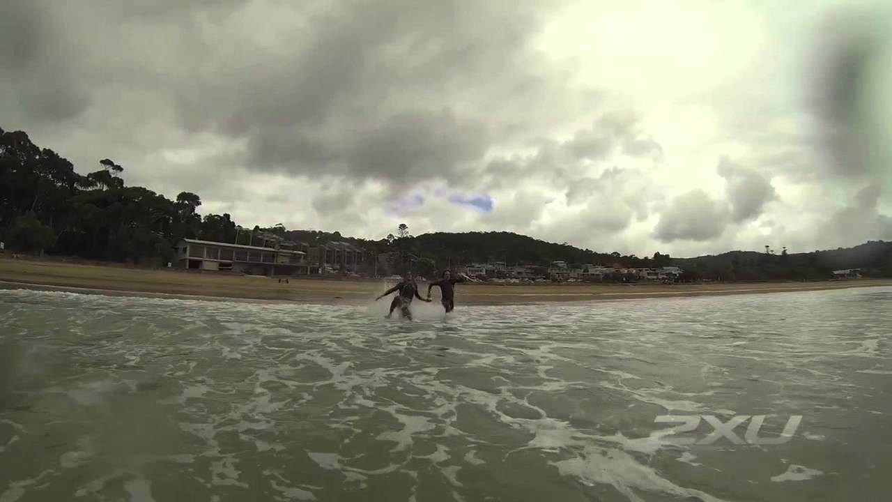 Do you swim faster in the pool than you do in a wetsuit in open water?