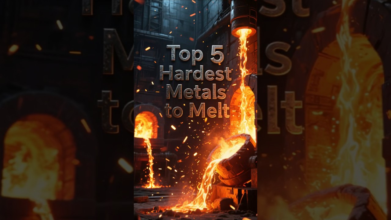 Top 5 Hardest Metals to Melt 🔥 