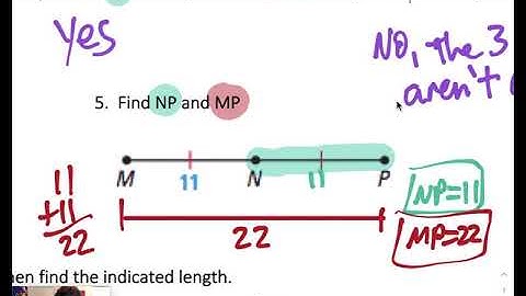 1.7 Midpoint and Segment Bisector Notes