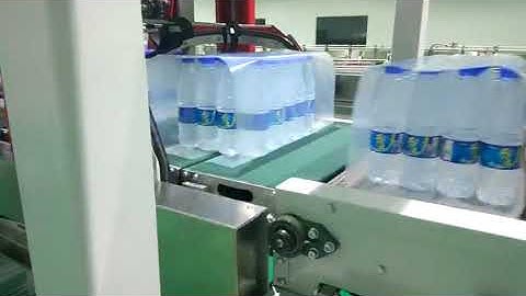 0034 One piece Heat Shrink Film Wrapping Machine for PET Bottled Water
