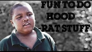 "Fun to do hood-rat stuff" 7 year old Joyrider sings!