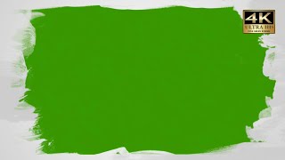 Brush green screen Template 4k video free