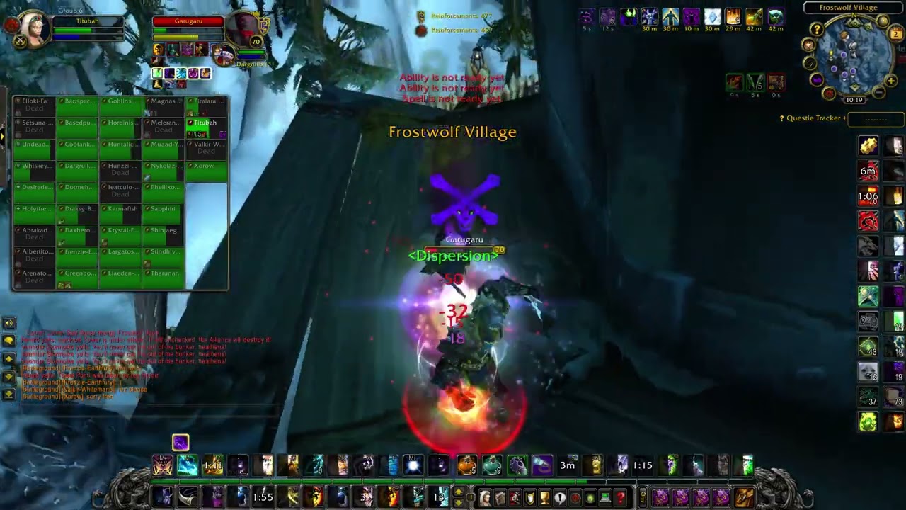 WOTLK: 69 Shadow Priest; Alterac Valley PVP. Tower DEFENSE
