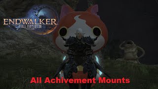 Collecting all the Achievement Rewards from the Yokai event in FFXIV Endwalker!
