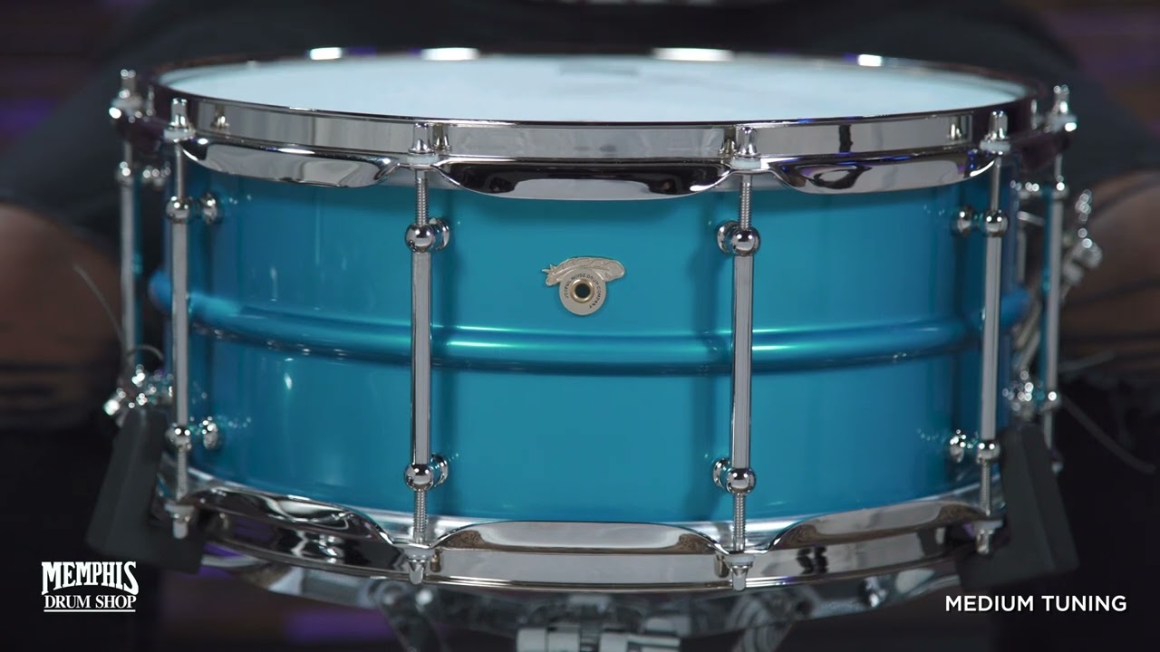 Joyful Noise 14x6.5 Luminary Aluminum Snare Drum - Blue (JN-LU