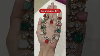 one gram jewellery| necklace| | trendy |czpattern |fashion necklace