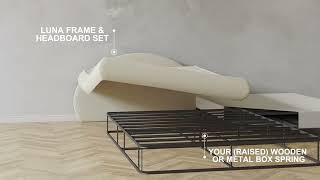 Luna Bed Frame & Headboard Set screenshot 2