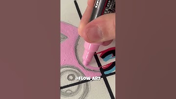 Drawing JigglyPuff, But In 4 Different Styles! (Part 2) #posca #satisfying #art #shorts