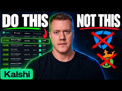 Kalshi College Football Strategy: 3 Steps to ACTUALLY profit - Matt Downs on YouTube