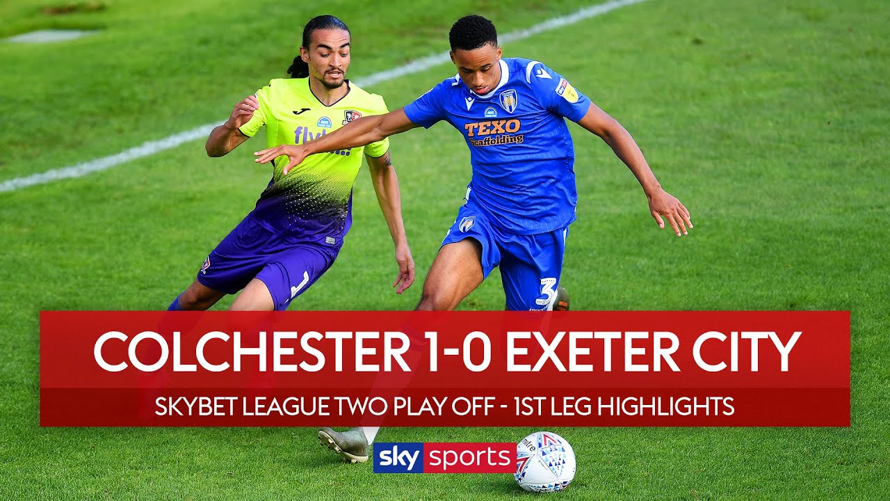 Clever free kick gives Colchester the edge! | Colchester 1-0 Exeter | League 2 Play Off Highlights