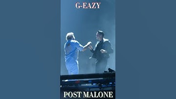 Post Malone Suprises Crowd with G-Eazy #Shorts #Edit