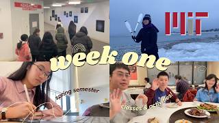 first week back at MIT! | freshman spring semester classes, studying, club auditions