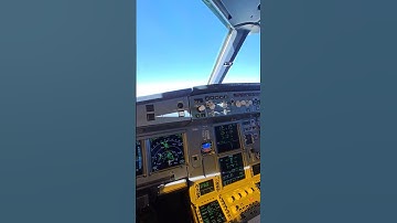 Airbus Cockpit. office with a view #aviation #pilot #cockpit #airbus #flightdeck