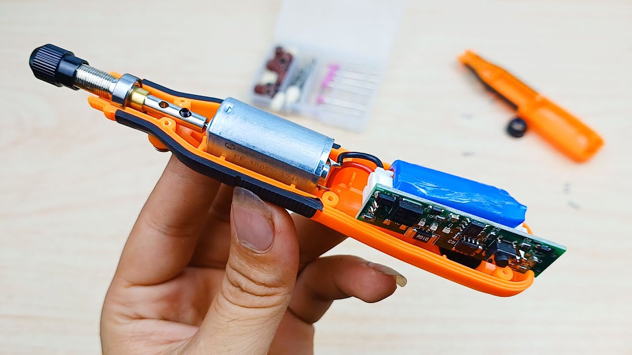 Bên trong Máy Khoan Mài Khắc Mini này ok phết, mặc dù nó có 10$ - TOPSHAK TS-MG1