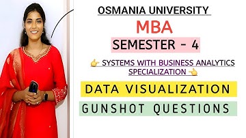 DATA VISUALIZATION || MBA || SEM-4 || O.U || IMPORTANT QUESTIONS || 2025 || 💯 @shivanipallela