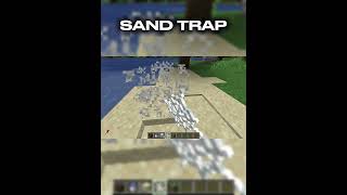 SAND TRAP TUTO #funny #tuto #minecraft