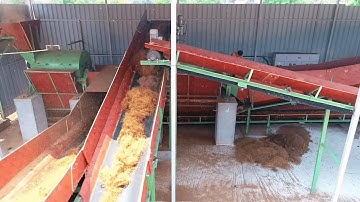Coco coir and coco peat manufacturing unit
